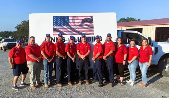 Linn's Plumbing professional team