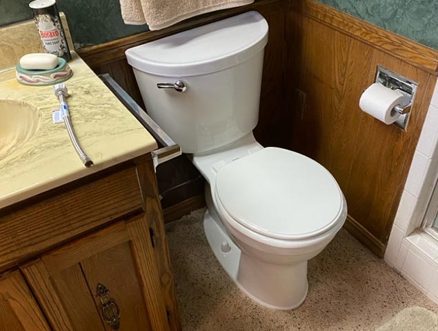 Toilet Cleanup and Installation